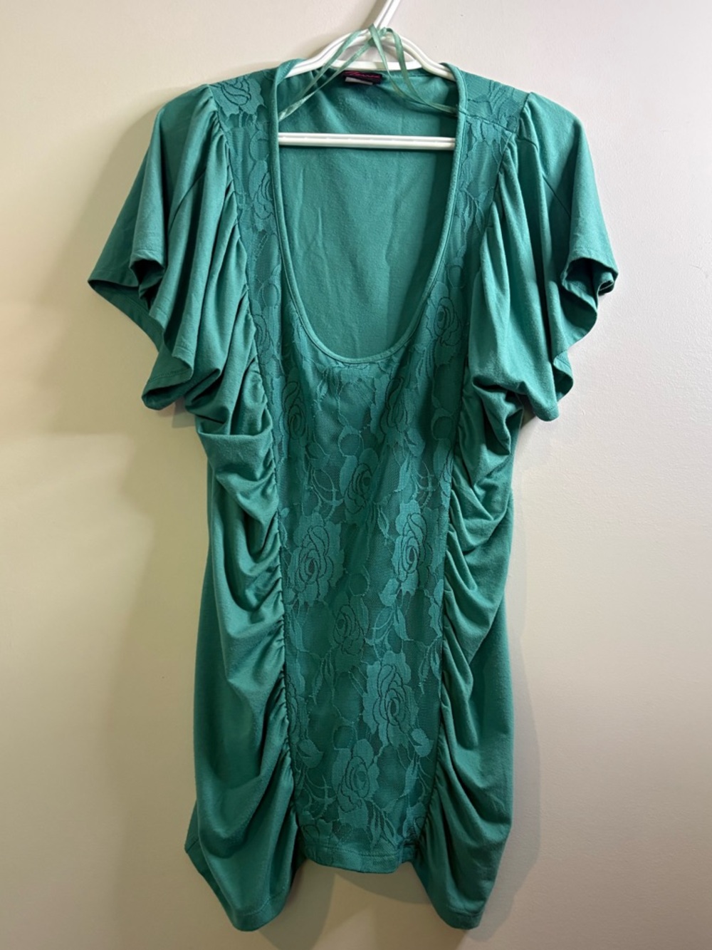 Torrid vintage teal blouse